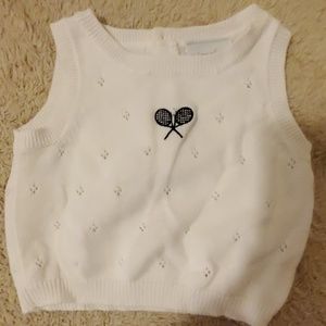 Signature Little Me Embroidered Tennis Vest